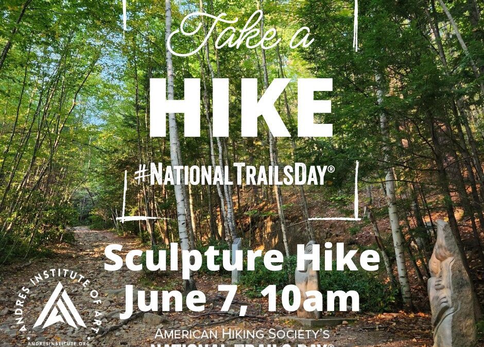 Take a guided Sculpture walk on June 7th -  National Trails Day!