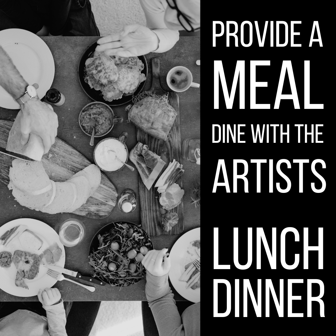 Meals with Artists