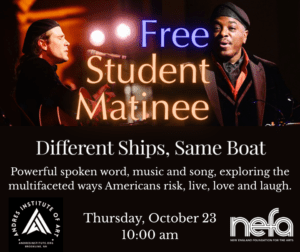 Different Ships, Same Boat student matinee.