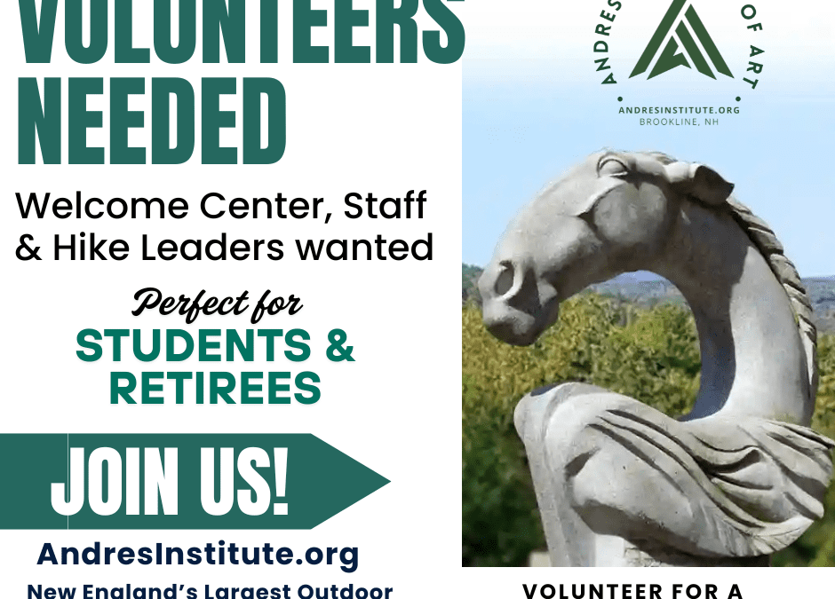 Volunteers Needed at Andres Institute of Art