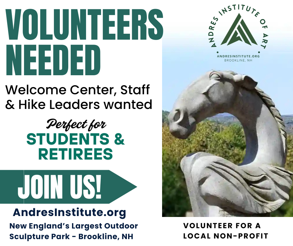 Volunteers Needed at Andres Institute of Art