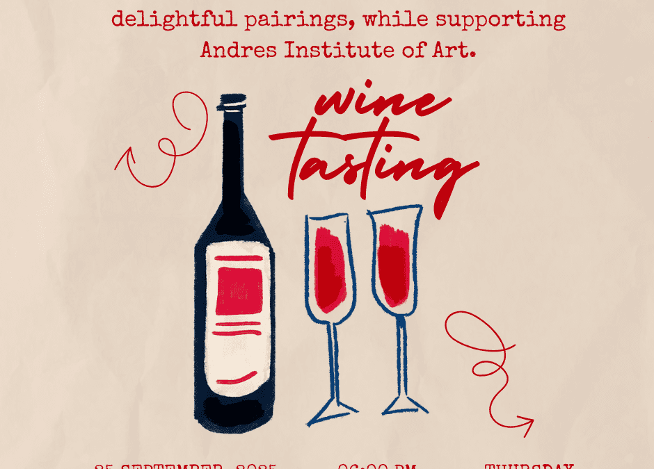 Wine tasting at Andres Institute of Art
