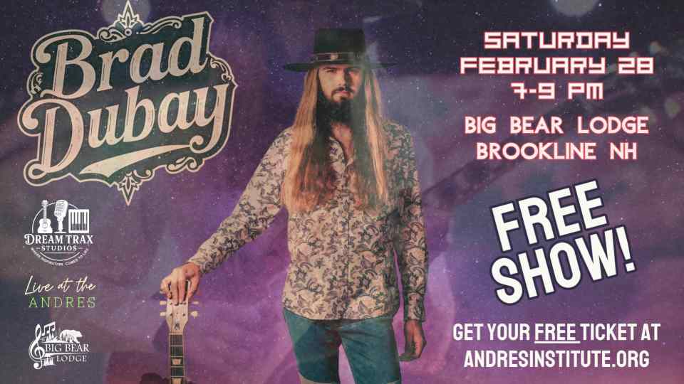 Brad Dubay Concert at the Big Bear Lodge Andres Institute of Art