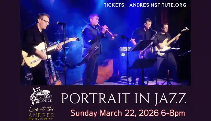 Portrait in Jazz live music at Big bear Lodge March 22, 2026