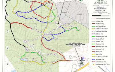New Trail Map at Andres Institute of Art!