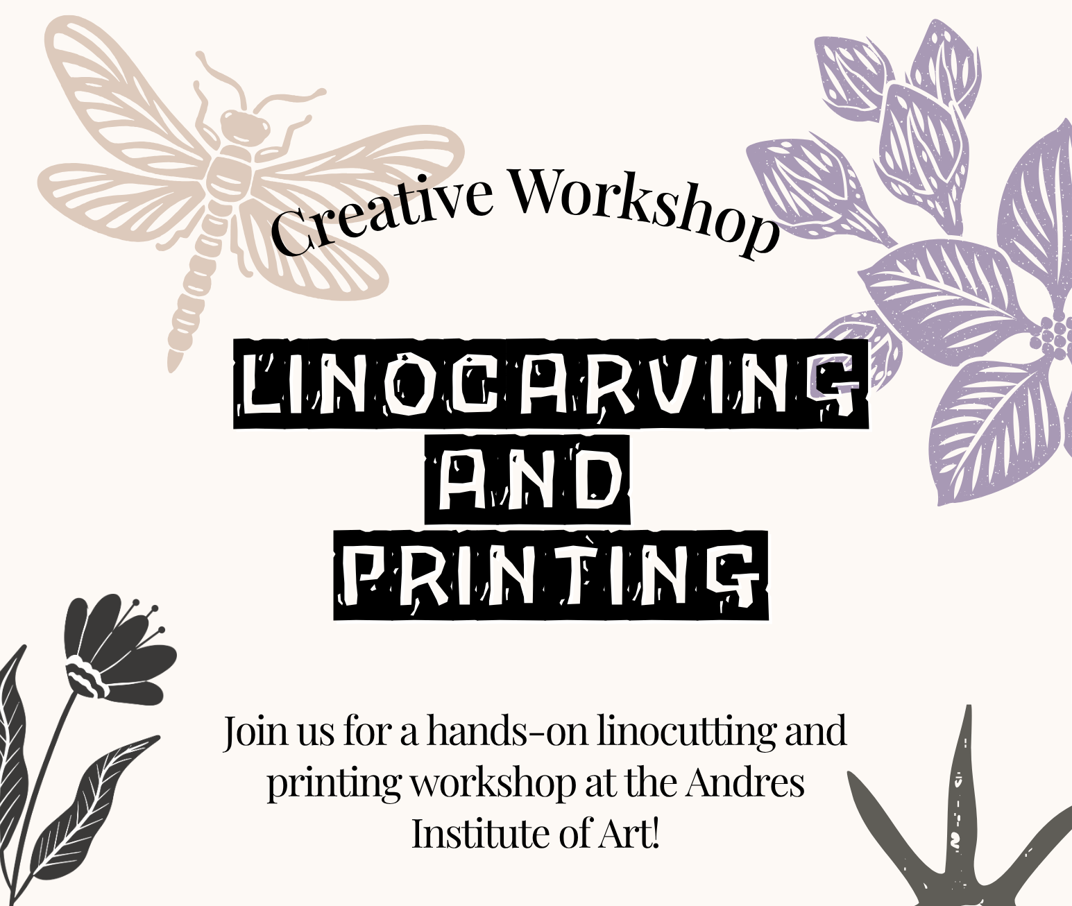 Lino Block Printing Workshop - beginner level