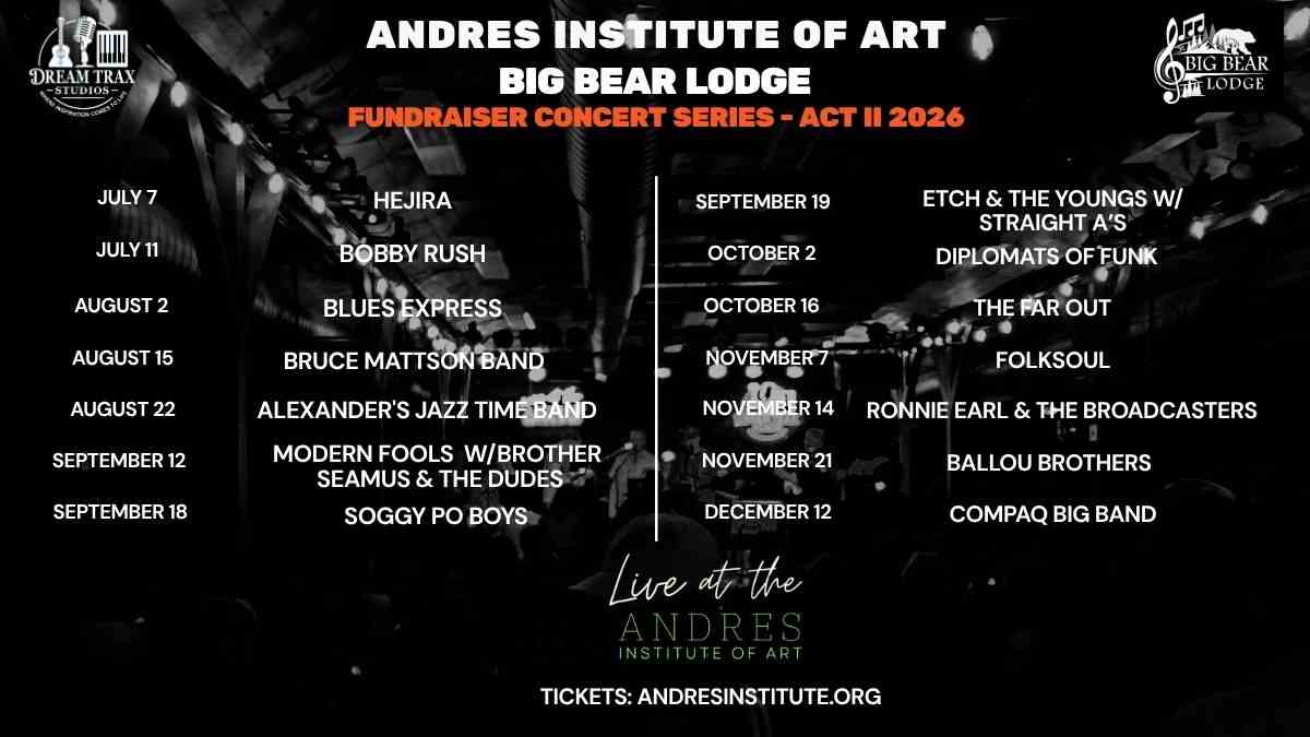 Act 2 2026 Concert Schedule at Big Bear Lodge