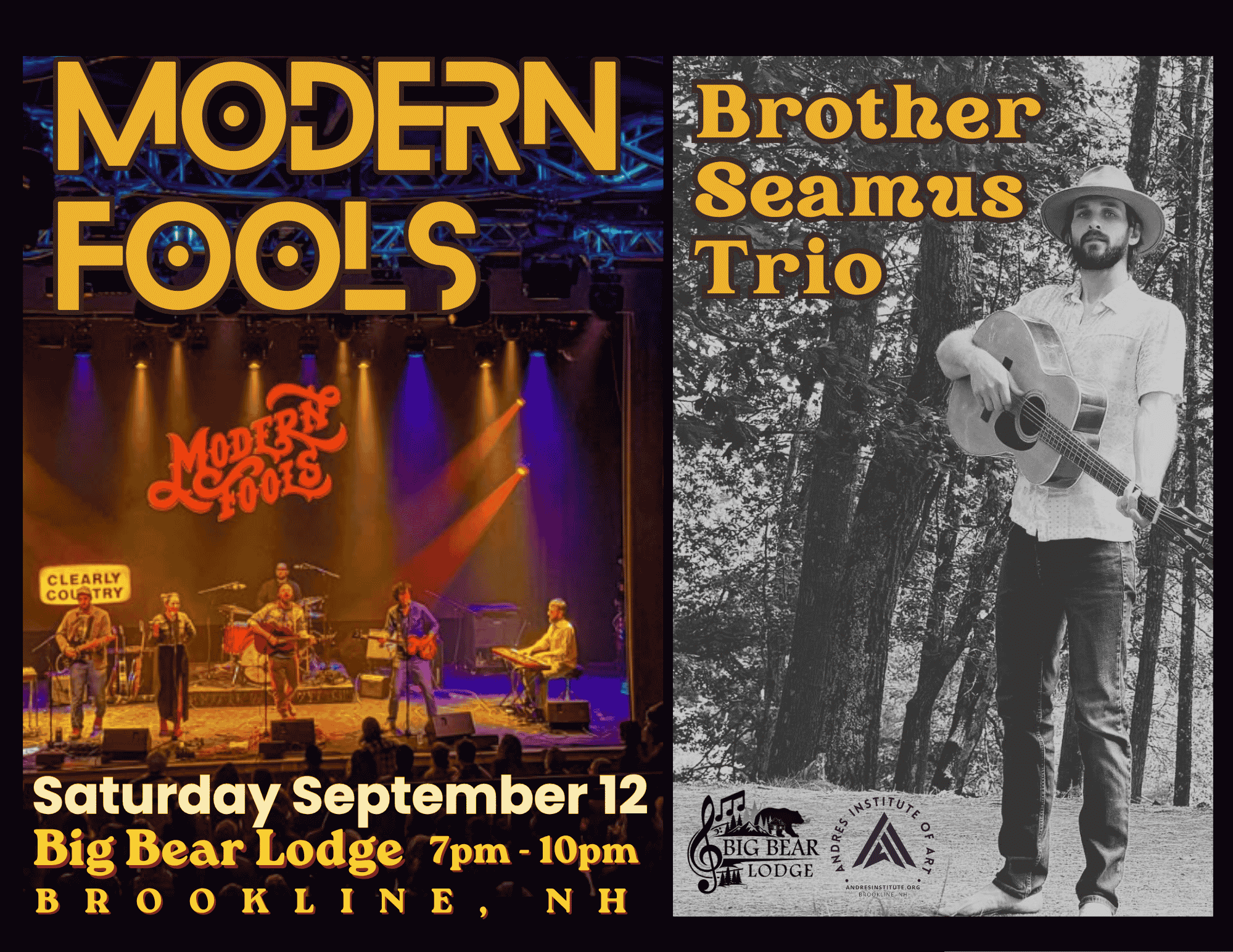 Modern Fools with Brother Seamus Saturday September 12