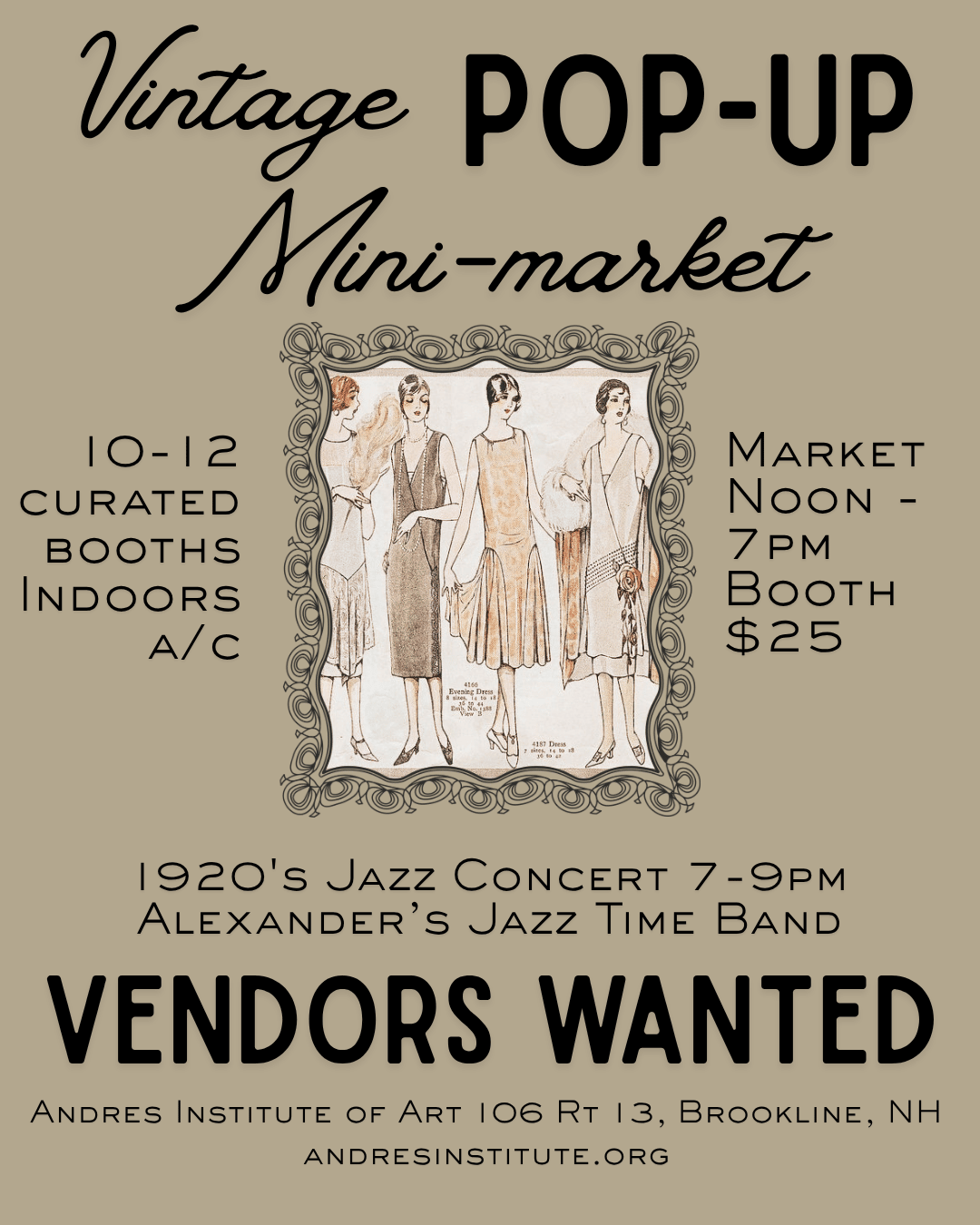 Vendor Vintage Pop Up Mini-Market 2026