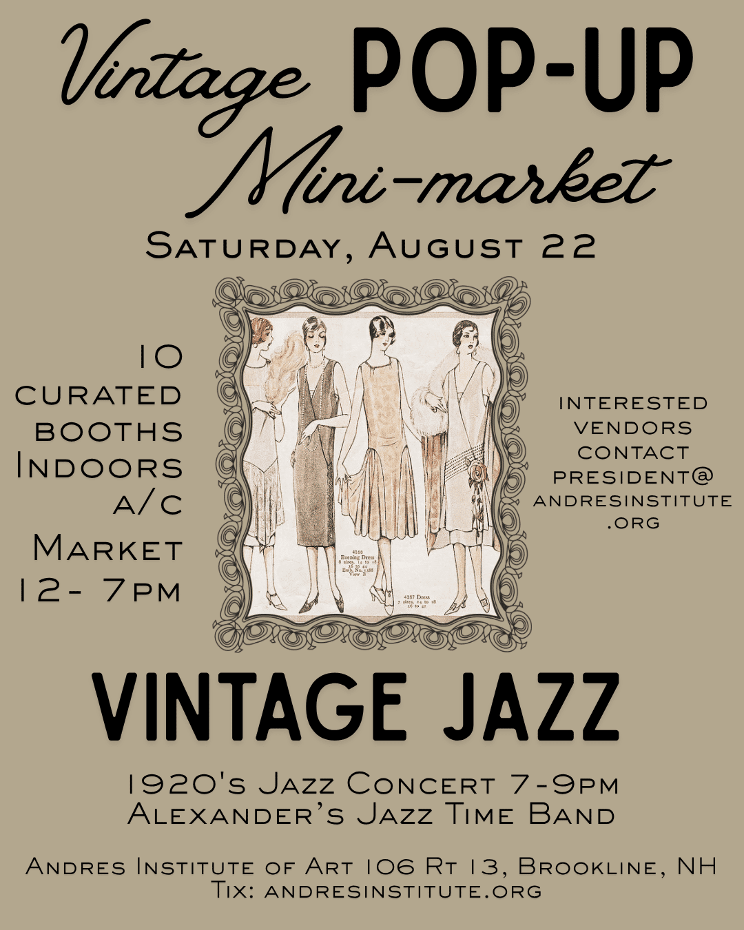 Vintage Pop-Up Mini-Market